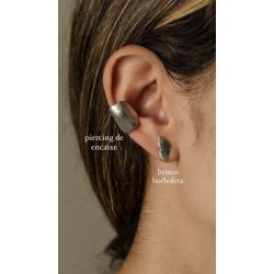 Piercing Encaixe Robusto Ródio - 00311 - ISABELA MATTOS ACESSÓRIOS