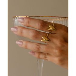 Anel Coração Robusto Ouro - 00275 - ISABELA MATTOS ACESSÓRIOS