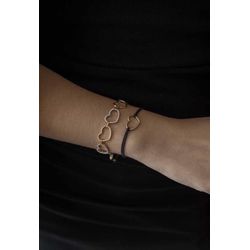 Pulseira Cordão Coração Ouro - 004899 - ISABELA MATTOS ACESSÓRIOS