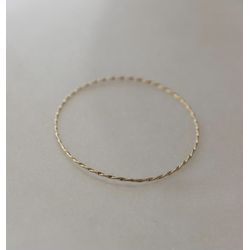 Bracelete Fino Torcido Ouro - 008383 - ISABELA MATTOS ACESSÓRIOS