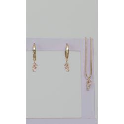 Conjunto Infantil Cavalo Marinho Ouro - 3437493 - ISABELA MATTOS ACESSÓRIOS