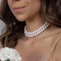 Colar Máxi Pérola Ouro - 808797 - ISABELA MATTOS ACESSÓRIOS