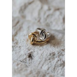 Anel Nó Liso Ouro - 879897 - ISABELA MATTOS ACESSÓRIOS