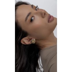 Brinco Flor 3D Ouro - 43743724724 - ISABELA MATTOS ACESSÓRIOS