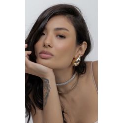 Brinco Máxi Gota Ouro - 73647288888 - ISABELA MATTOS ACESSÓRIOS