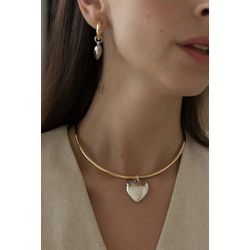 Choker Aro Coração Mix de Banhos - 646466 - ISABELA MATTOS ACESSÓRIOS