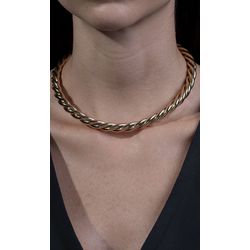 Choker Torcida Máxi - 49740974032 - ISABELA MATTOS ACESSÓRIOS