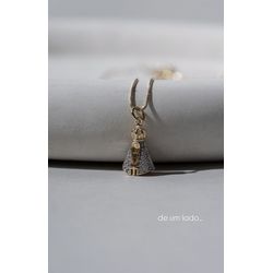 Colar Nossa Senhora Aparecida Mini - 4739473947 - ISABELA MATTOS ACESSÓRIOS