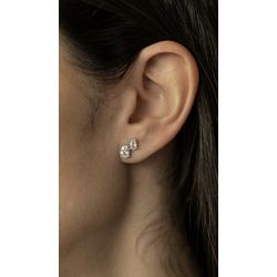 Brinco Duplo Prata 925 - 45973957 - ISABELA MATTOS ACESSÓRIOS