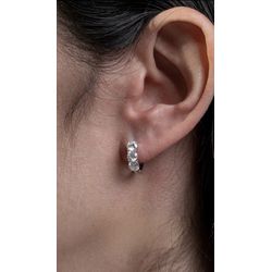 Brinco Argola Moissanite - 47472974 - ISABELA MATTOS ACESSÓRIOS