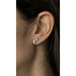 Brinco Duplo Prata 925 - 45973957 - ISABELA MATTOS ACESSÓRIOS