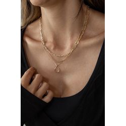 Colar Pilates Ouro - 732947 - ISABELA MATTOS ACESSÓRIOS