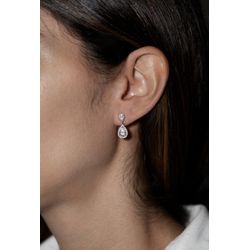 Brinco Gota Dupla Moissanite - 984324730 - ISABELA MATTOS ACESSÓRIOS