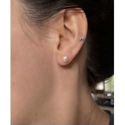 Brinco Pérola Água Doce Prata 925 - 834973473294 - ISABELA MATTOS ACESSÓRIOS