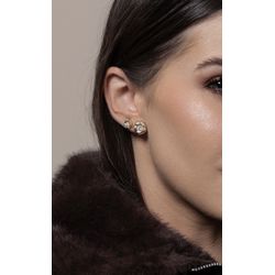 Brinco Ponto de Luz Orgânico (Maior) - 346936492 - ISABELA MATTOS ACESSÓRIOS