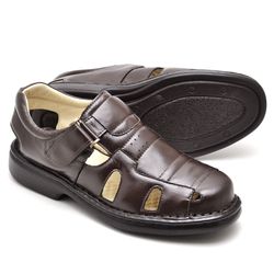 Sandália Masculina Ortopédica Chinelo Sapato Calça... - BELARAFA