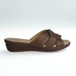Tamanco Chinelo Couro Anatômico Senhora Promoção C... - BELARAFA