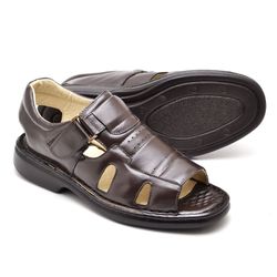 Sandália Masculina Ortopédica Chinelo Sapato Calça... - BELARAFA