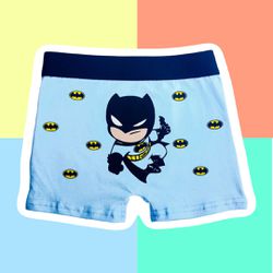 CUECA INFANTIL - BATMAN (AZUL BEBÊ) - 00535 - Bella Mini