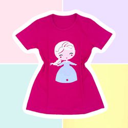 CAMISOLA INFANTIL - ELSA PINK - 00522 - Bella Mini