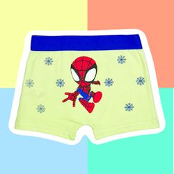 CUECA INFANTIL - HOMEM ARANHA LIMA CLARO - 551 - Bella Mini