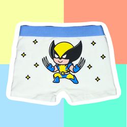 CUECA INFANTIL - WOLVERINE MARFIM - 552 - Bella Mini