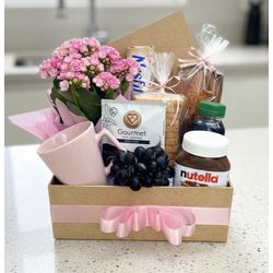 Cesta de Café da Manhã para Ela - 4436 - Bellas Cestas Online Salvador