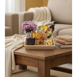 Café da Manhã com Cerveja Artesanal - 78914 - Bellas Cestas Online Salvador