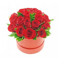 Box Rosas Vermelhas Pequeno - 19261 - Bellas Cestas Online Salvador