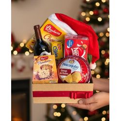 Linda Caixa Boas Festas - 2520616 - Bellas Cestas Online Salvador