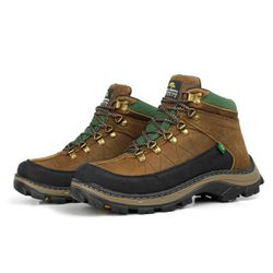 Bota Adventure Crazy | Couro legítimo - Osso - 02 - BELLBOOT