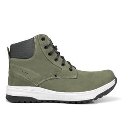 Bota Casual Urban 880 | Couro legítimo - Grafite -... - BELLBOOT