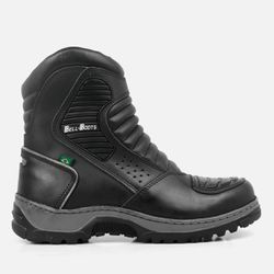 Bota Motociclista Iron 3000 | Couro legítimo - Pre... - BELLBOOT
