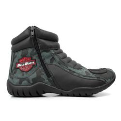 Bota Motociclista Espid 3500 Couro Legítimo - Camu... - BELLBOOT