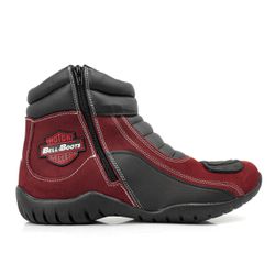 Bota Motociclista ESPID 3500 Couro Legítimo - Bord... - BELLBOOT