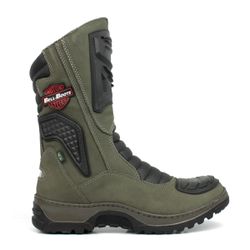 Bota Motociclista Strom 4000 Couro Legítimo - Graf... - BELLBOOT