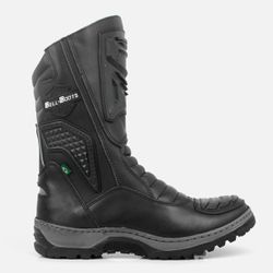 Bota Motociclista Storm 4000| Couro legítimo - Pre... - BELLBOOT
