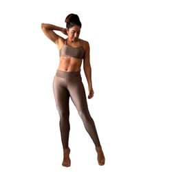 Legging Bellandi Nature 2 Cappuccino - 60533425202 - Bellandi Fitness & Beach