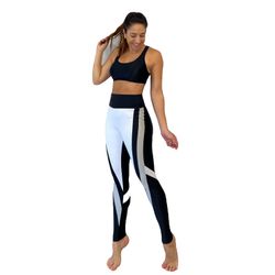 Legging Bellandi New Silver Black - 60530305492 - Bellandi Fitness & Beach