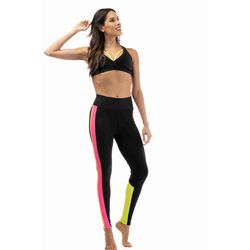 Legging Lanai Preto Neon - 60534305376 - Bellandi Fitness & Beach