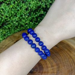 Pulseira de Cristal Lapis Azuli 8mm - BEM ME QUER ZEN