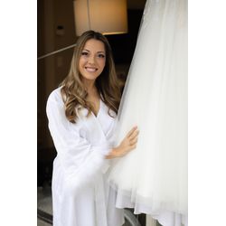 Kimono Longo com Plumas | Crie o seu - Be.My Luxury Handmade