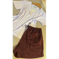 Basic curto | Vinho & Branco - Be.My Luxury Handmade