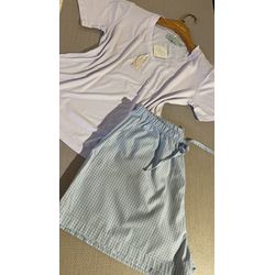  Basic curto | Céu & Branco - Be.My Luxury Handmade