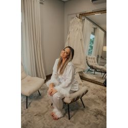 Robe Love com Plumas - Be.My Luxury Handmade