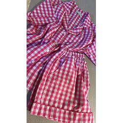 Curto Fem. | Xadrez Pink - Be.My Luxury Handmade