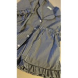 Curto Babado | Vichy P&B - Be.My Luxury Handmade