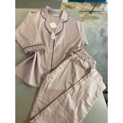 Conjunto Longo Babadinho Rosa Claro - Be.My Luxury Handmade