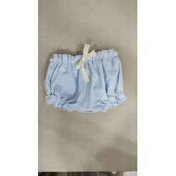 Tapa Fralda Listrado Fino Azul Bebê e Branco - Be.My Luxury Handmade