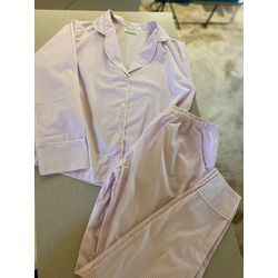 Conjunto Calça e Manga Longa Vichy Rosa Bebê - Be.My Luxury Handmade